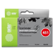 Картридж струйный Cactus CS-CLI451BK черный (10,2 мл) для Canon MG 6340/5440/IP7240