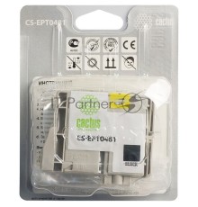 Картридж струйный Cactus CS-EPT0481 черный (14,4 мл) для Epson Photo R200/R220/R300/R320/R340/RX500/RX600/RX620/RX640