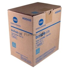 Картридж лазерный Konica-Minolta bizhub C25 синий TNP-27C