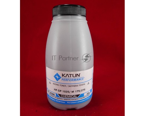 Тонер HP CP 1025/M 175/275 Black, химический (фл.30г.) Katun фас. Россия