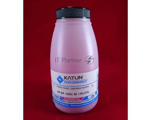 Тонер HP CP 1025/M 175/275 Magenta, химический (фл.25г.) Katun фас. Россия
