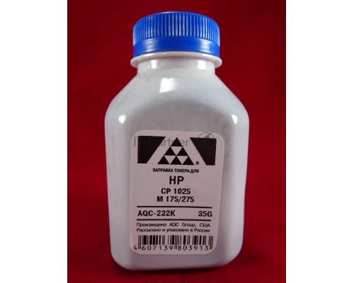 Тонер HP CP 1025/M 175/275 Black, (фл.35г.) AQC фас. Россия
