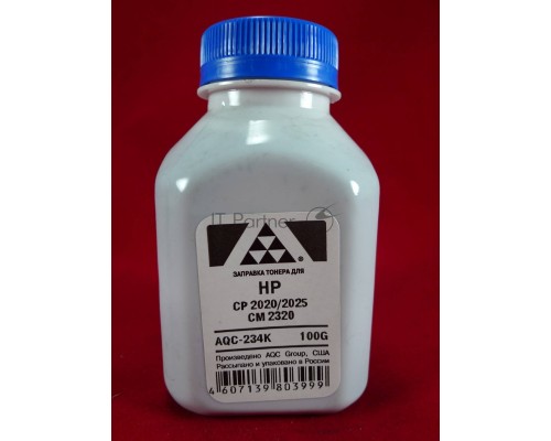 Тонер HP CP2020/2025/CM2320 Black, (фл.100г.) AQC фас. Россия