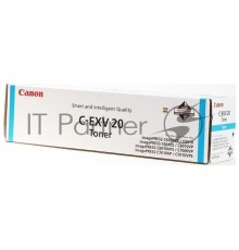 Картридж лазерный CANON C-EXV20 TONER CYAN синий (35000 стр.) для Canon imagePRESS C6000VP/ 7000VP