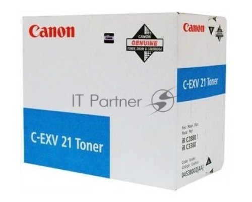Картридж лазерный Canon C-EXV21 0453B002 голубой (14000 стр.) для Canon IRC2880/3380/3880