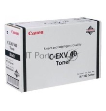 Картридж лазерный CANON C-EXV40 TONER BK EURC-EXV40 3480B006 черный (6000стр.) для Canon iR1133/1133A/1133iF