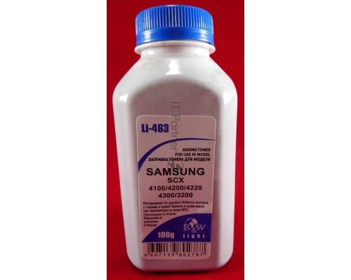 Тонер SAMSUNG ML-216x SCX 320x/340x/4100/4200/4220/4300 (фл, 100г) B&W Light фас России Тонер SAMSUNG ML-216x SCX 320x/340x/4100/4200/4220/4300 (фл, 100г) B&W Light фас России