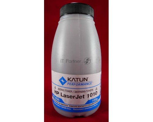 Тонер HP LJ 1010/1012/1015/1018/1020 (фл.100г.) Katun фас России