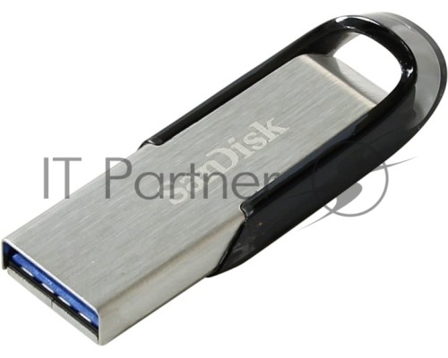Флеш диск Sandisk 128Gb Cruzer Ultra Flair SDCZ73-128G-G46 USB3.0 серебристый/черный