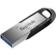 Флеш диск Sandisk 128Gb Cruzer Ultra Flair SDCZ73-128G-G46 USB3.0 серебристый/черный