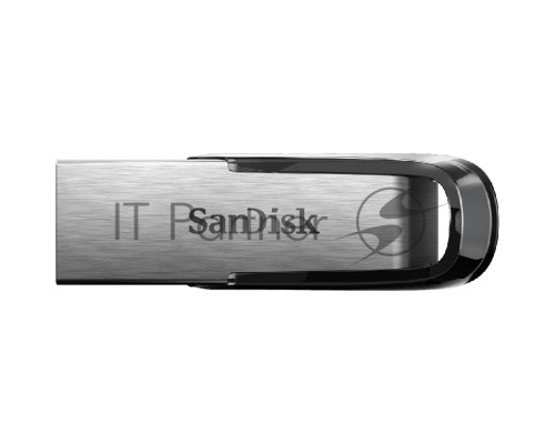 Флеш диск Sandisk 128Gb Cruzer Ultra Flair SDCZ73-128G-G46 USB3.0 серебристый/черный