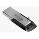Флеш диск Sandisk 128Gb Cruzer Ultra Flair SDCZ73-128G-G46 USB3.0 серебристый/черный