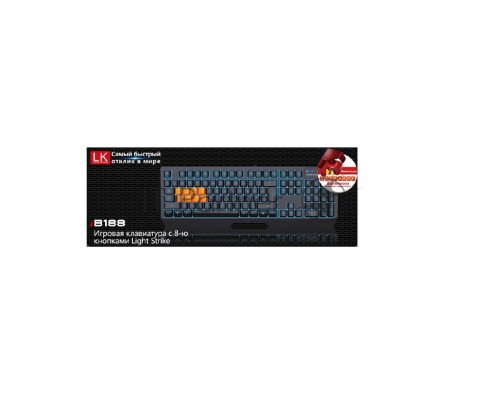 Клавиатура A4Tech Bloody B188 черный USB Multimedia Gamer LED