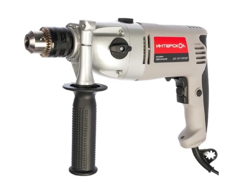 [Дрель, Шуруповерт] ИНТЕРСКОЛ ДУ-16/1000ЭР дрель ударная [57.1.3.00] {1000Вт,2500о/м,ЗВП 13мм,удар,2 режим,2.8кг}
