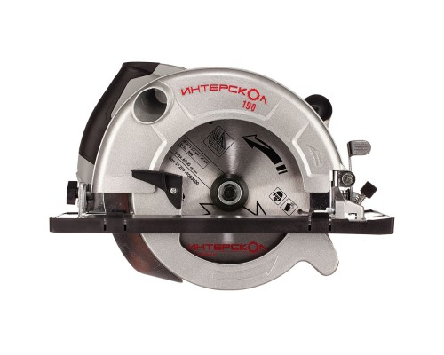 [Пила] ИНТЕРСКОЛ ДП-190/1600М Пила дисковая [97.1.1.20] {1600Вт,ф190мм,выс проп 63мм,4800о/м,5.6кг}