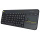 Клавиатура 920-007147 Logitech Keyboard K400 Wireless Touch Plus USB RTL 