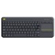 Клавиатура 920-007147 Logitech Keyboard K400 Wireless Touch Plus USB RTL 