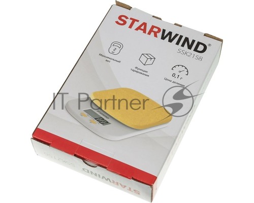 Кухонные весы Starwind SSK2158 макс.вес:2кг оранжевый