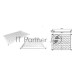 Полка стационарная ITK FS05-800PI 1U нагр.:100кг. 19