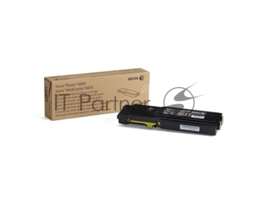 Картридж лазерный XEROX 106R02235 желтый для XEROX Phaser 6600/WC 6605 (6000 стр)(Channels)