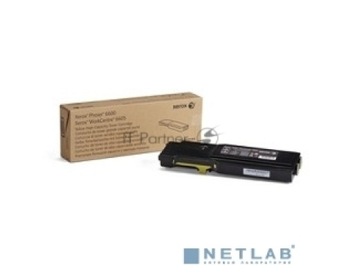 Картридж лазерный XEROX 106R02235 желтый для XEROX Phaser 6600/WC 6605 (6000 стр)(Channels)