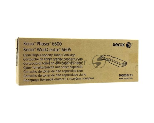 Картридж лазерный Xerox 106R02233 голубой для Xerox Phaser 6600/WC 6605 6000 стр.(Channels)