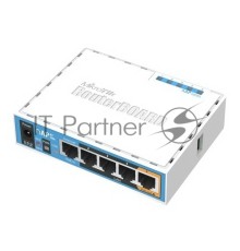 Роутер MikroTik RB952Ui-5ac2nD 2.4+5 ГГц, 802.11a/b/g/n/ac, MIMO 2x2, 5x Ethernet