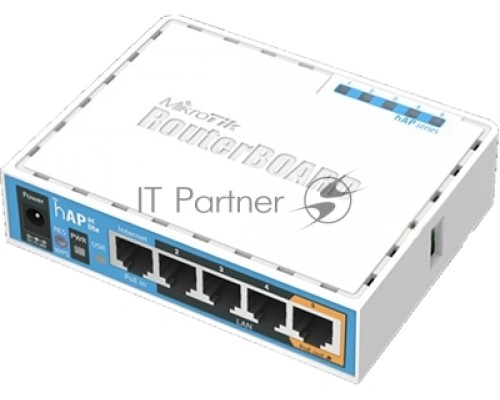 Роутер MikroTik RB952Ui-5ac2nD 2.4+5 ГГц, 802.11a/b/g/n/ac, MIMO 2x2, 5x Ethernet