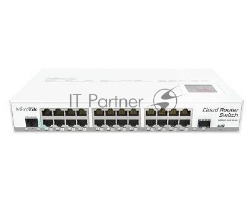 Маршрутизатор MikroTik  CRS125-24G-1S-IN 24x10/100/1000Mbps 1xSFP 1xmicroUSB