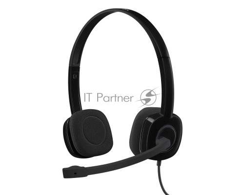 Наушники Logitech Headset H151 Stereo Black