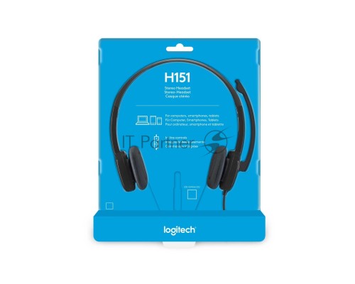 Наушники Logitech Headset H151 Stereo Black
