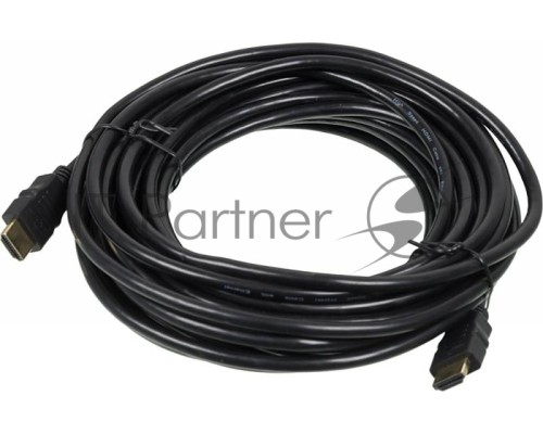 Кабель аудио-видео High Speed ver.1.4 HDMI (m)/HDMI (m) 10м. Позолоченные контакты черный Кабель аудио-видео High Speed ver.1.4 HDMI (m)/HDMI (m) 10м. Позолоченные контакты черный