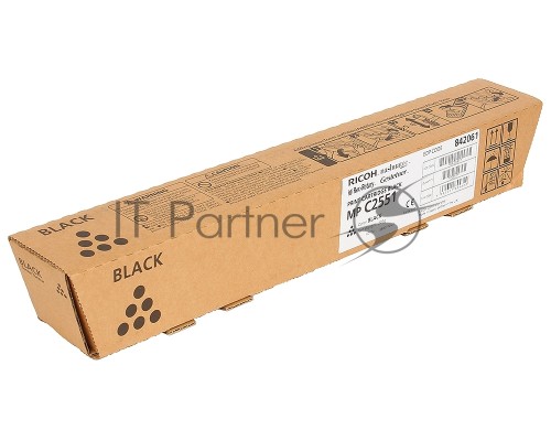 Картридж лазерный Ricoh 841587/841504/842061/842465 тип MPC2551HE черный для Aficio MP C2051/C2551, (10000стр.)