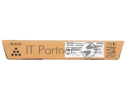 Картридж лазерный Ricoh 841587/841504/842061/842465 тип MPC2551HE черный для Aficio MP C2051/C2551, (10000стр.)