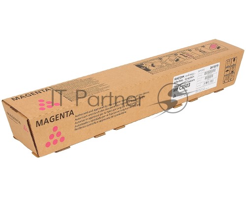 Картридж лазерный Ricoh 841819 тип MP3503, малиновый для Aficio MP C3003/C3503, (18000 стр)
