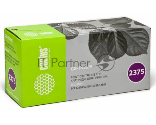 Картридж лазерный Cactus CS-TN2375 черный (2600 стр.) для Brother DCP L2500/L2520/L2540/L2560
