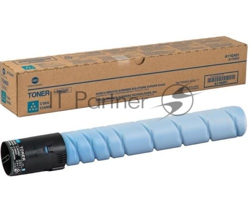 Картридж лазерный Konica-Minolta TN-221C голубой для bizhub C227/C287 Картридж лазерный Konica-Minolta TN-221C голубой для bizhub C227/C287