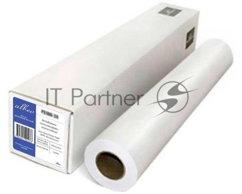 Бумага Albeo InkJet Paper, для плоттеров, универсальная, в рулонах, втулка 50,8 мм, белизна 146%, ширина рулона/длина/плотность