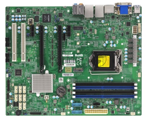 Материнская Плата SuperMicro MBD-X11SAE-F-O Soc-1151 iC236 ATX 4xDDR4 8xSATA3 SATA RAID i210AT 2хGgbEth Ret Материнская Плата SuperMicro MBD-X11SAE-F-O Soc-1151 iC236 ATX 4xDDR4 8xSATA3 SATA RAID i210AT 2хGgbEth Ret