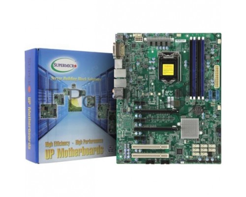 Материнская Плата SuperMicro MBD-X11SAE-F-O Soc-1151 iC236 ATX 4xDDR4 8xSATA3 SATA RAID i210AT 2хGgbEth Ret Материнская Плата SuperMicro MBD-X11SAE-F-O Soc-1151 iC236 ATX 4xDDR4 8xSATA3 SATA RAID i210AT 2хGgbEth Ret