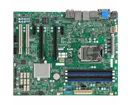Материнская Плата SuperMicro MBD-X11SAE-F-O Soc-1151 iC236 ATX 4xDDR4 8xSATA3 SATA RAID i210AT 2хGgbEth Ret Материнская Плата SuperMicro MBD-X11SAE-F-O Soc-1151 iC236 ATX 4xDDR4 8xSATA3 SATA RAID i210AT 2хGgbEth Ret