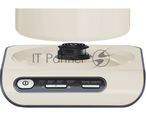 Чайник Bosch TWK8617P бежевый, 2400Вт, нерж сталь/пластик