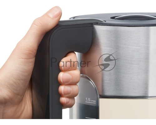 Чайник Bosch TWK8617P бежевый, 2400Вт, нерж сталь/пластик