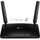 Маршрутизатор беспроводной TP-Link TL-MR6400 10/100BASE-TX/4G черный