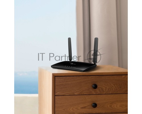 Маршрутизатор беспроводной TP-Link TL-MR6400 10/100BASE-TX/4G черный