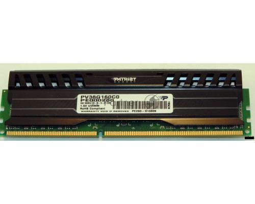 Оперативная память Patriot 8Gb DDR3 1600MHz DIMM Viper 3 PV38G160C0 RTL 1*8GB PC3-12800 CL10 240-pin 1.5В