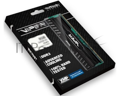 Оперативная память Patriot 8Gb DDR3 1600MHz DIMM Viper 3 PV38G160C0 RTL 1*8GB PC3-12800 CL10 240-pin 1.5В