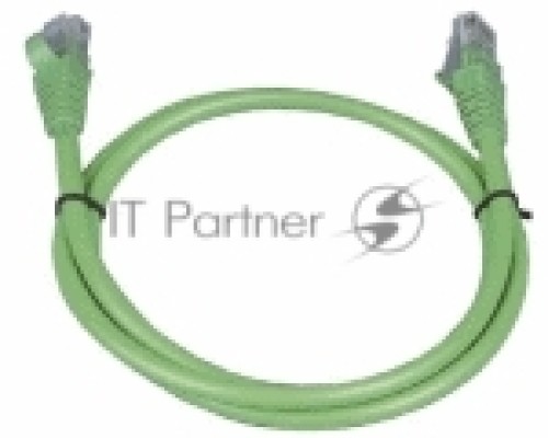 Коммутационный шнур ITK  (патч-корд), кат.5Е UTP, 3м, зеленый