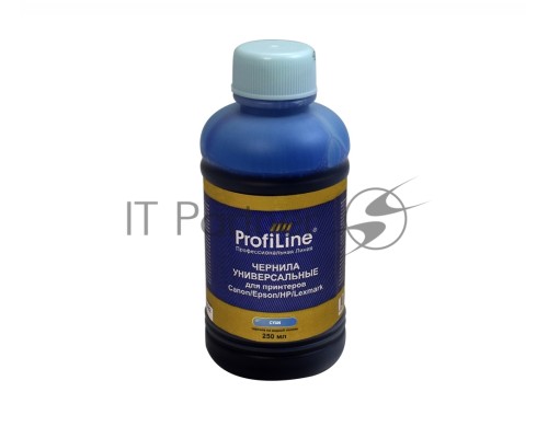 Чернила Premium для принтеров Canon/Epson/HP/Lexmark Cyan 250 мл водн ProfiLine
