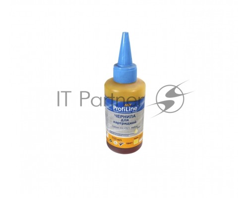 Чернила PL-CLI-521Y для принтеров Canon Pixma Ip3600/IP4600/MP540/MP620/MP630/MP980 Yellow 100 мл водн ProfiLine      